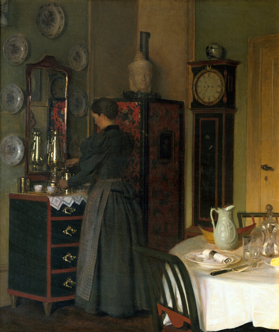 Çay saati, 1898 by Valdemar Kornerup
