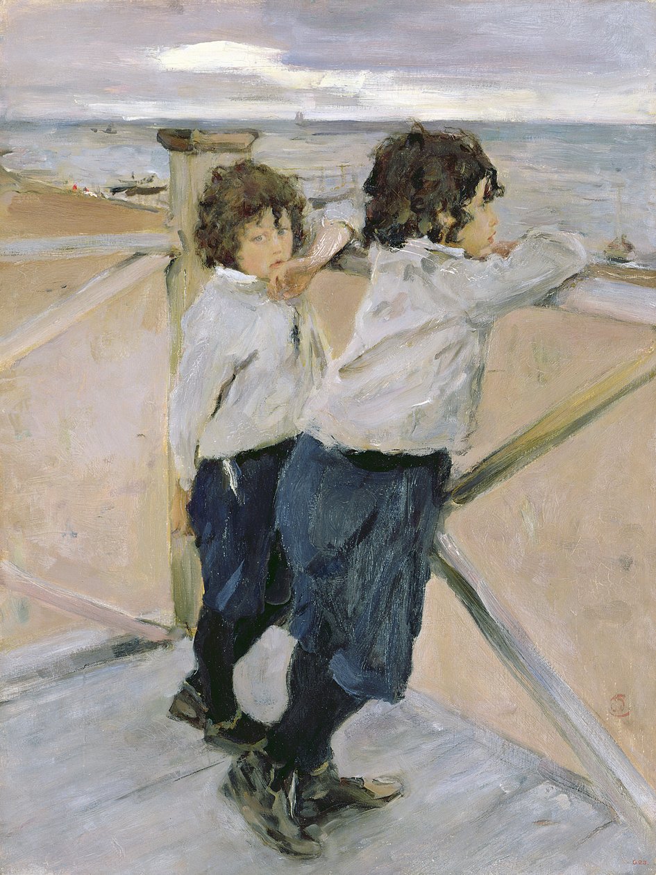 ಇಬ್ಬರು ಹುಡುಗರು, 1899 ಟರ್ಕಿ by Valentin Aleksandrovich Serov