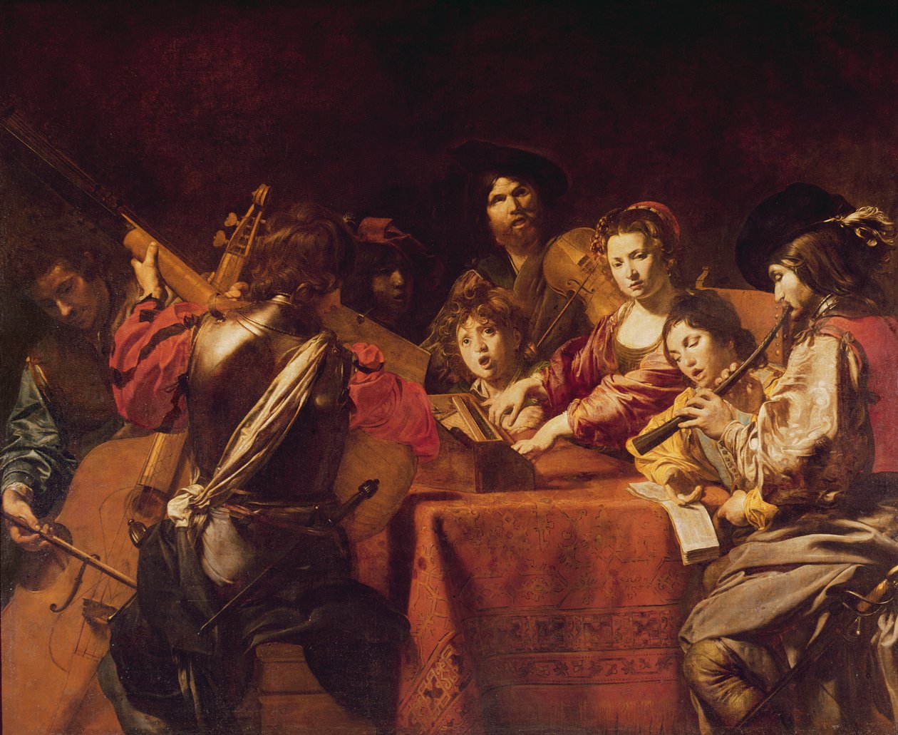 Sekiz Kişilik Konser by Valentin de Boulogne