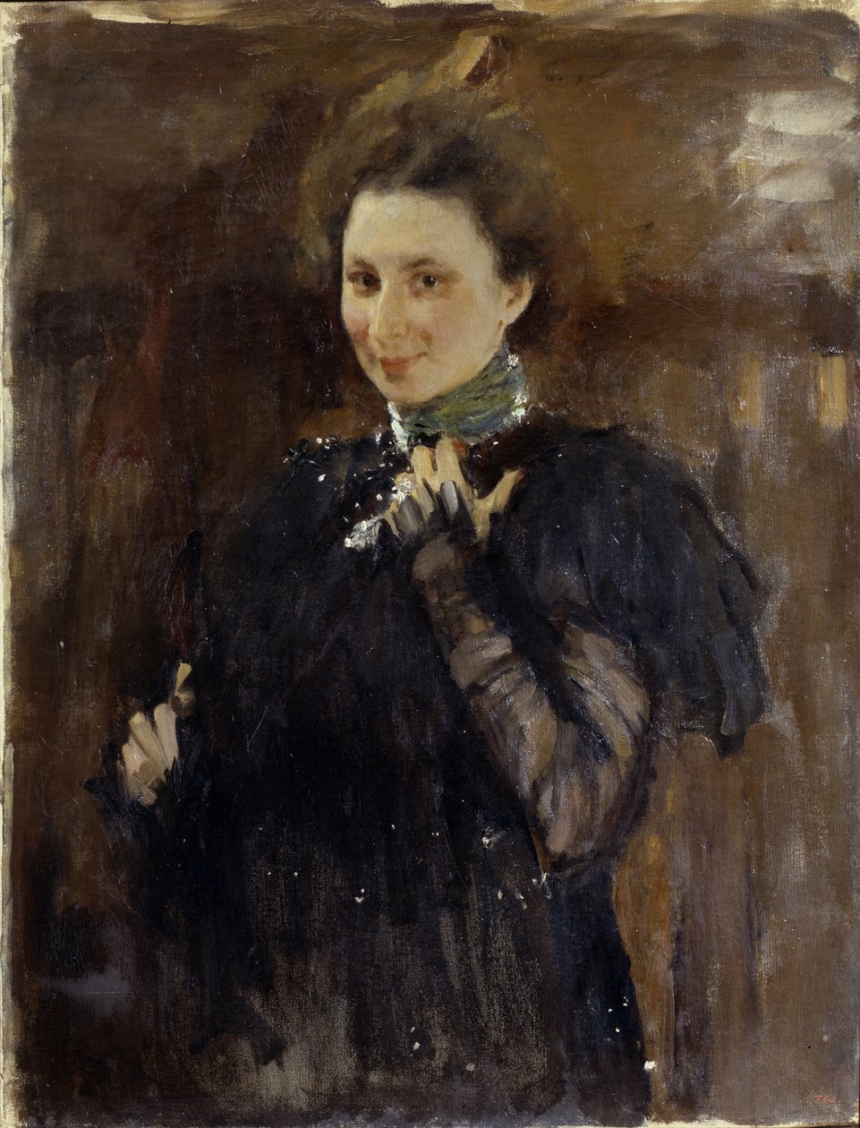 Portreye Geç OP Zeytin 1-5, 2 by Valentin Aleksandrovich Serov
