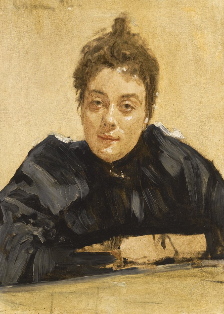Sanatçının portresi Maria Yakunchikova-Weber 1870-1902 by Valentin Aleksandrovich Serov