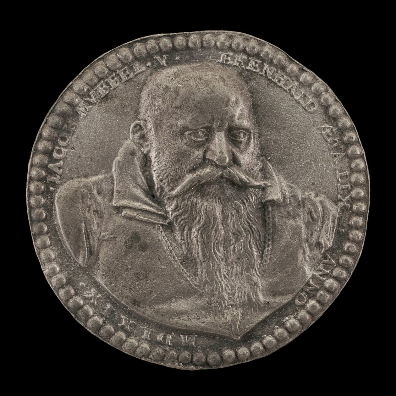 Jakob Muffel, 1509-1569, Nurembergli Patrici, 1569. by Valentin Maler