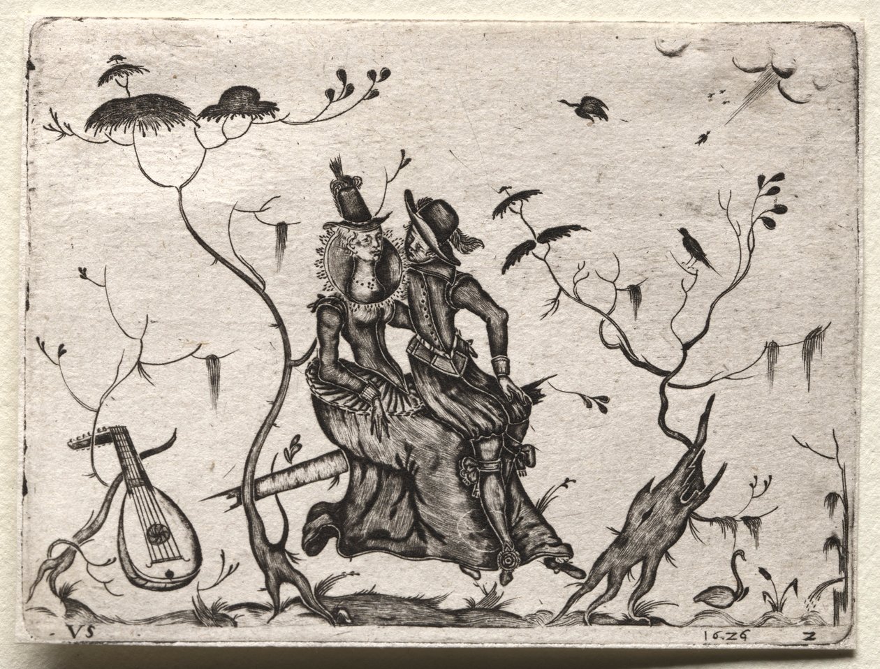 Aşıklar Çifti, 1626. by Valentin Sezenius