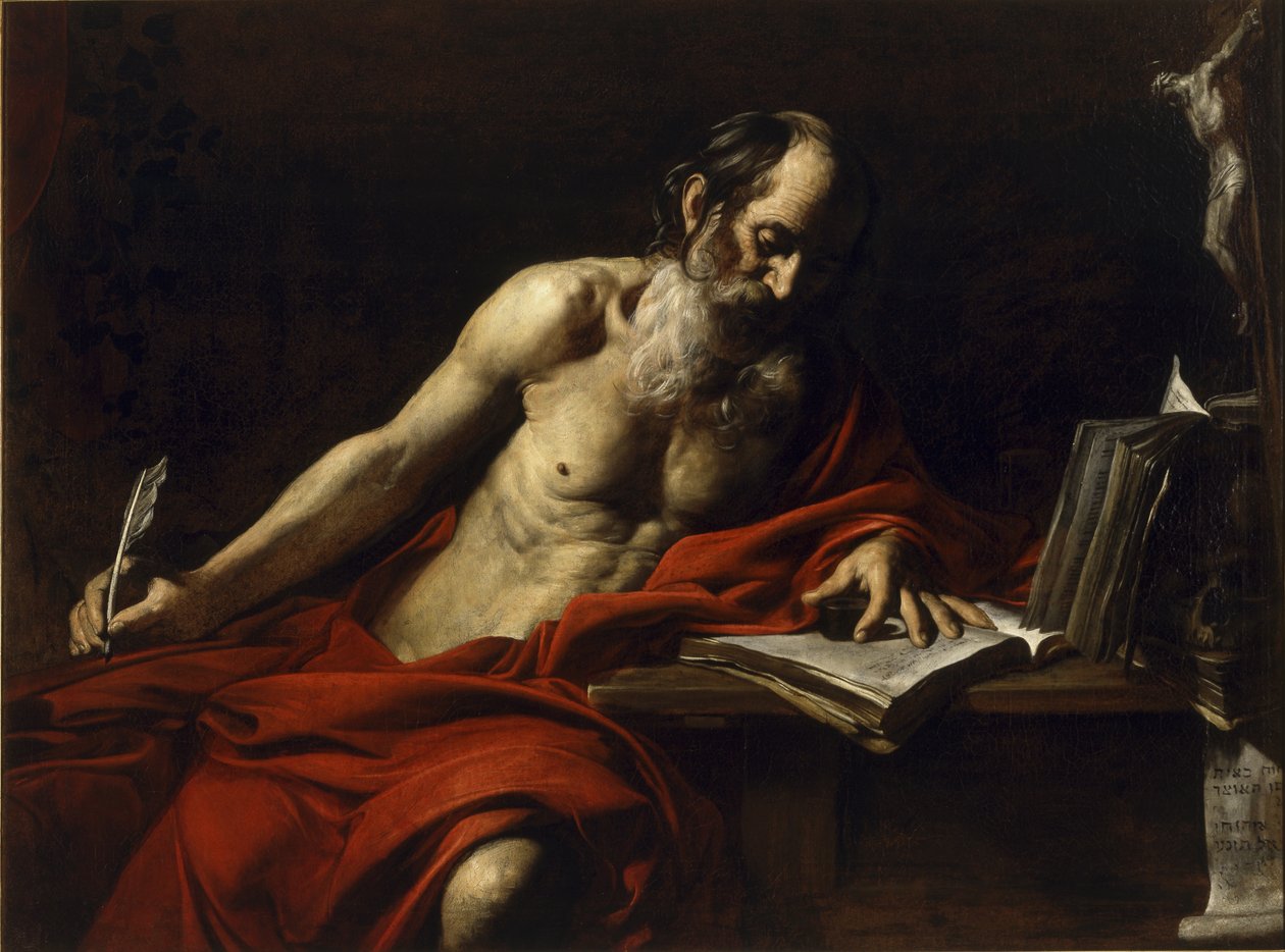 Aziz Jerome, 1618-1622 by Valentin de Boulogne