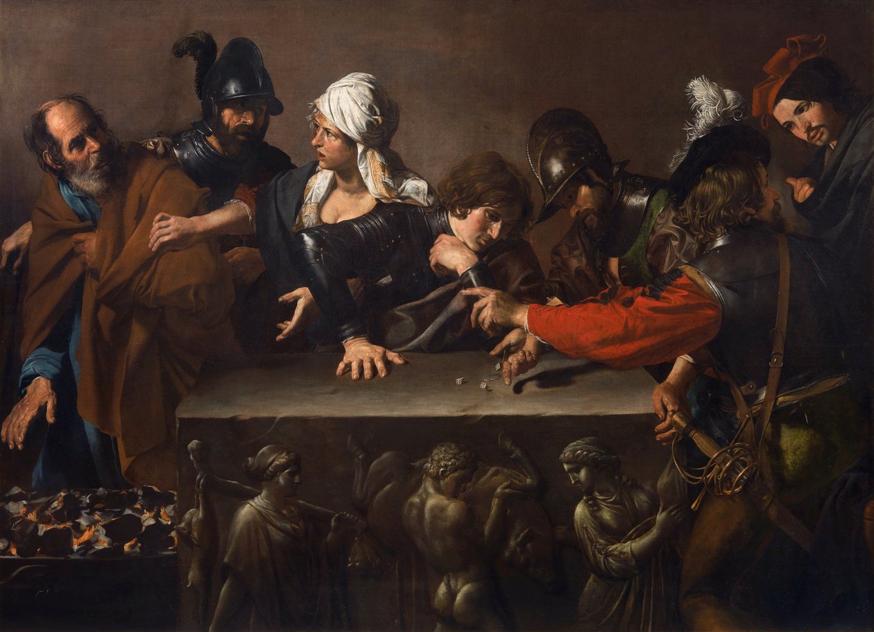 Aziz Petrus'un Reddi, Valentin de Boulogne (1591-1632). Tuval üzerine yağlı boya, yak. 1616-1617. Boyut: 171,5x241cm. Roberto Longhi Sanat Tarihi Çalışmaları Vakfı, Floransa by Valentin de Boulogne