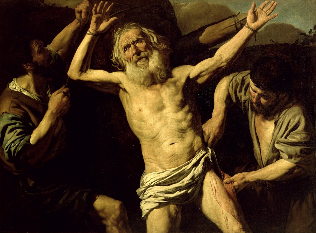 ಸೇಂಟ್ ಬಾರ್ತಲೋಮೆವ್ ಟರ್ಕ್ನ ಹುತಾತ್ಮತೆ by Valentin de Boulogne