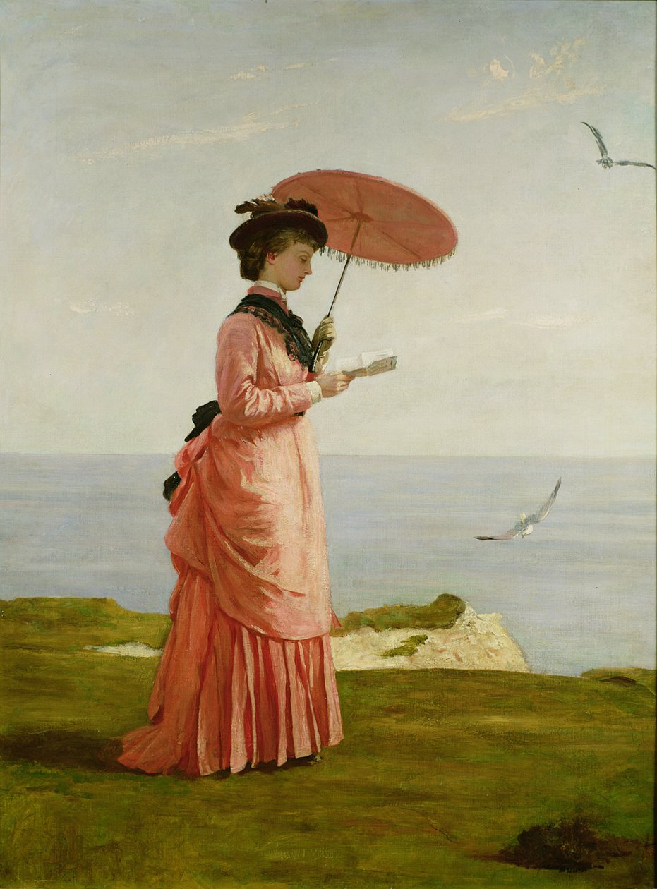 Lady Tennyson, Afton Downs, Freshwater Bay, Wight Adası