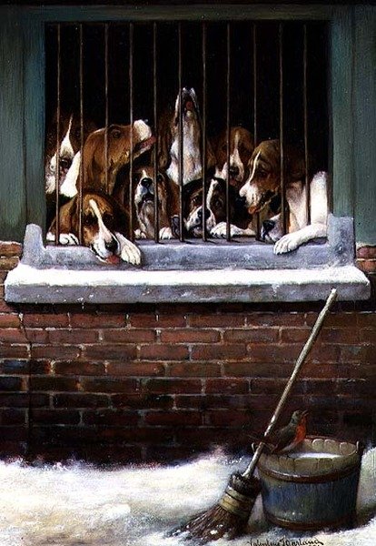 Kennel Chant, 1896 by Valentine Thomas Garland