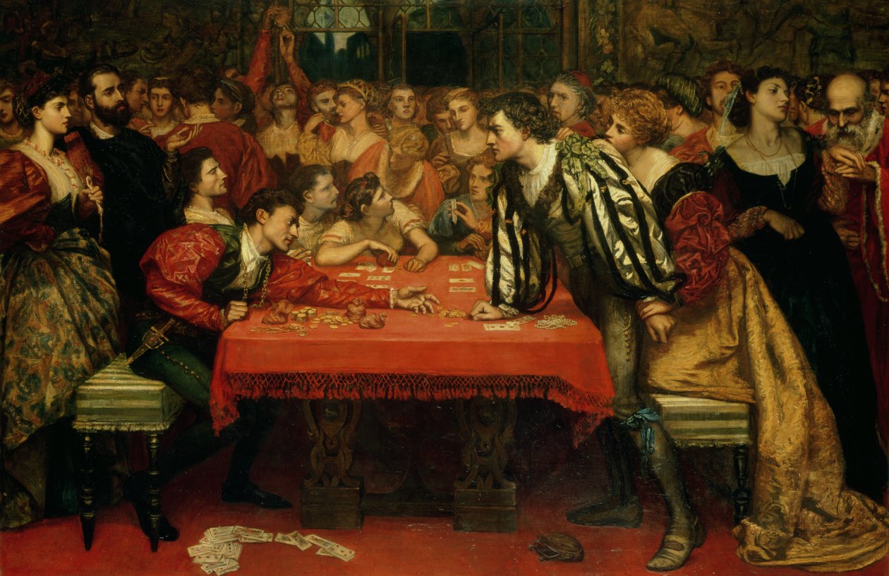 On Altıncı Yüzyılda Bir Venedik Oyun Evi by Valentine Cameron Prinsep
