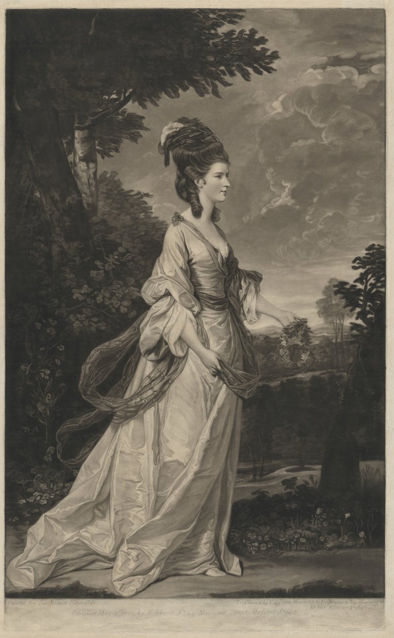Jane (Fleming), Harrington Kontesi by Valentine Green after Sir Joshua Reynolds