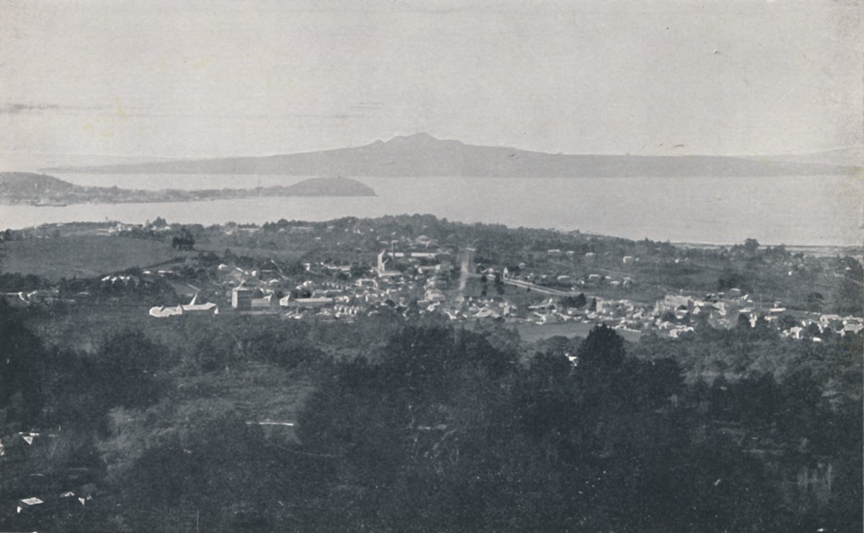 Auckland Limanı, 1924 by Valentine and Sons Ltd