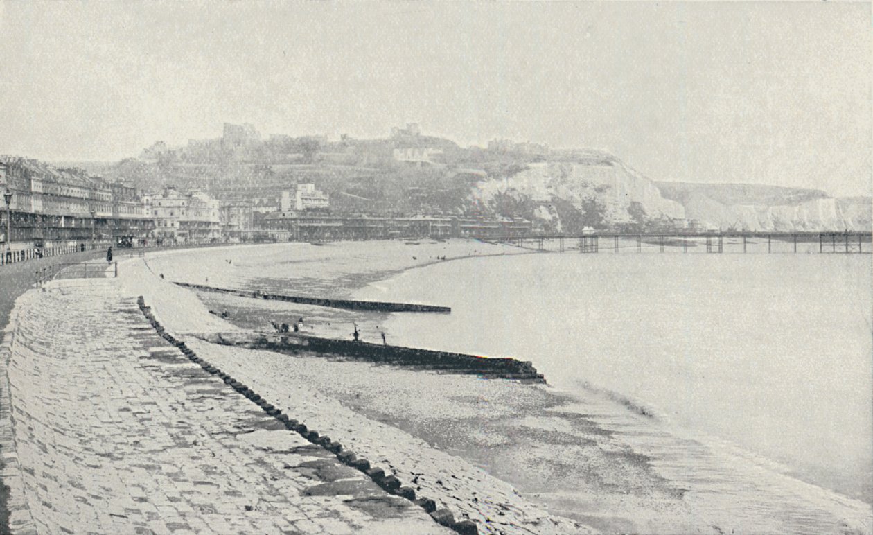 Tebeşir Kayalıkları, Dover Yakınında, 1910 by Valentine and Sons Ltd