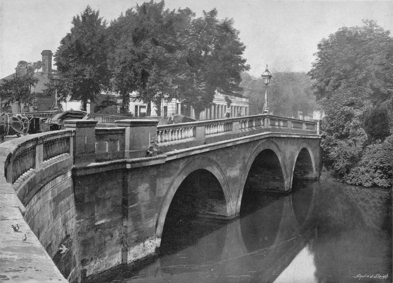 Leamington Köprüsü, c1896 by Valentine and Sons Ltd