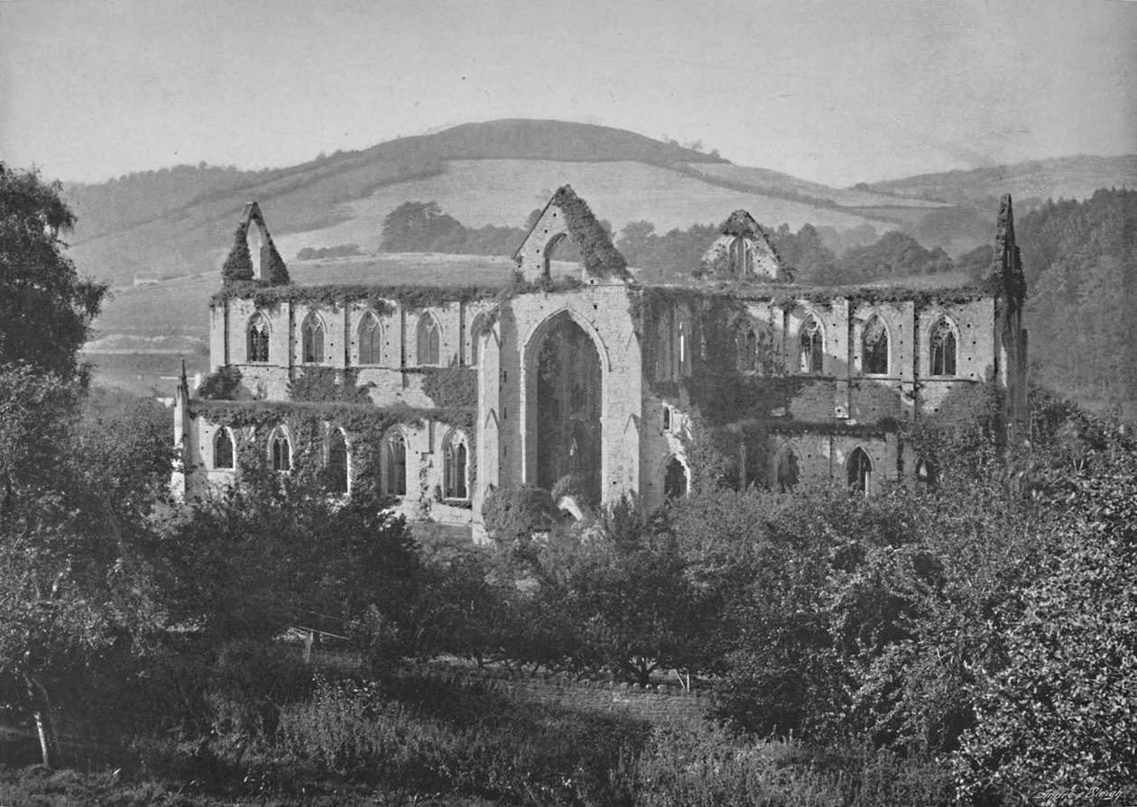 Tintern Manastırı, c1896 by Valentine and Sons Ltd