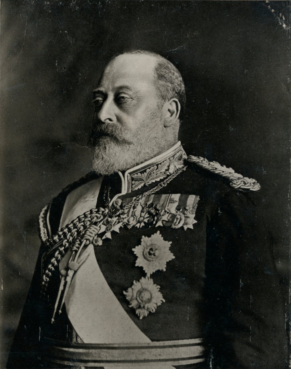 Kral Edward VII, Albert Edward, 1841-1910, 1904 by Valentine and Sons Ltd