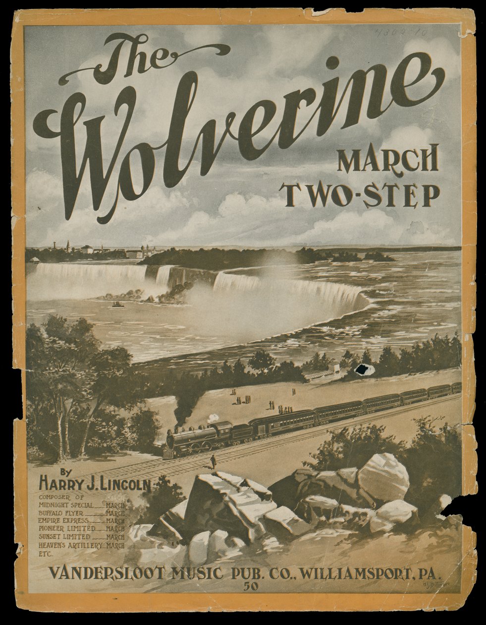 Wolverine, 1770-1959 dolayları (baskı) by Vandersloot Music Publishing Company