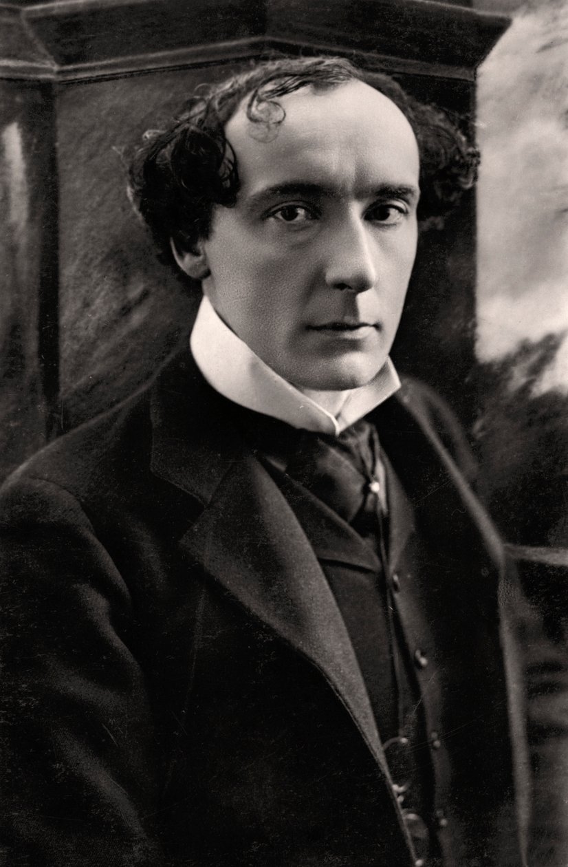 Harry Brodribb Irving 1870-1919, İngiliz aktör, 20. yüzyılın başlarında. by Vandyk