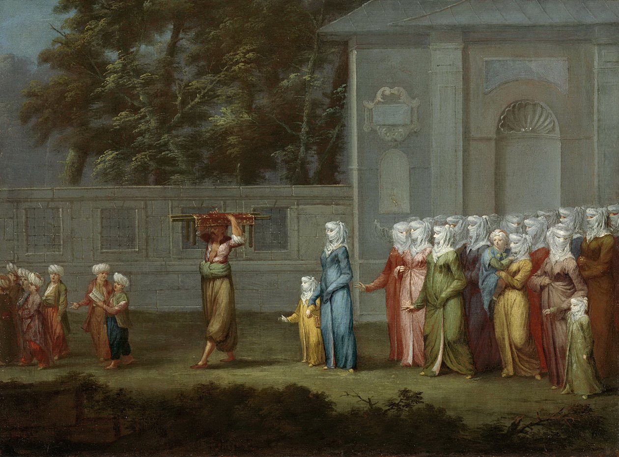 Erkek okuluna ilk yürüyüş, 1737 by Vanmour