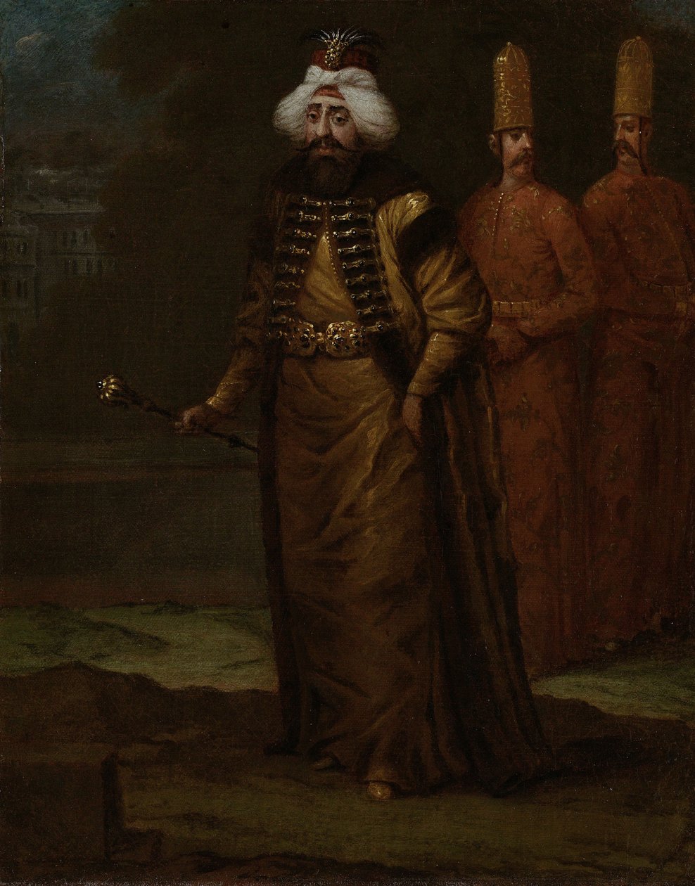 Sultan III. Ahmed 1673-1736, c. 1729 by Vanmour