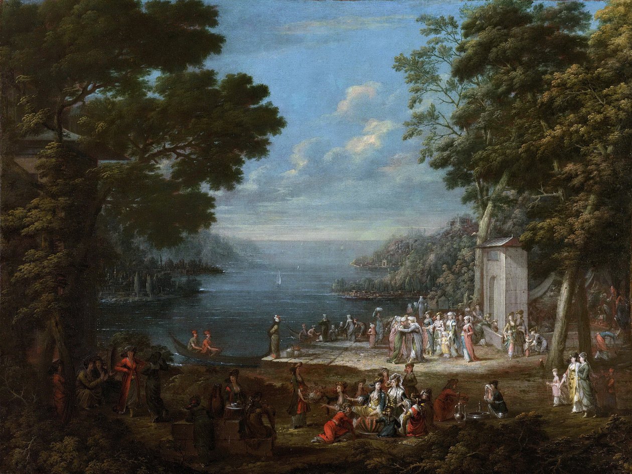 Boğaziçi Kadınlar Şenliği, 1737 by Vanmour