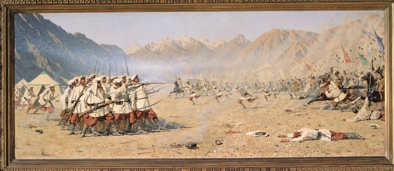 Sürpriz Saldırı, 1871 by Vasili Vasilievich Vereshchagin