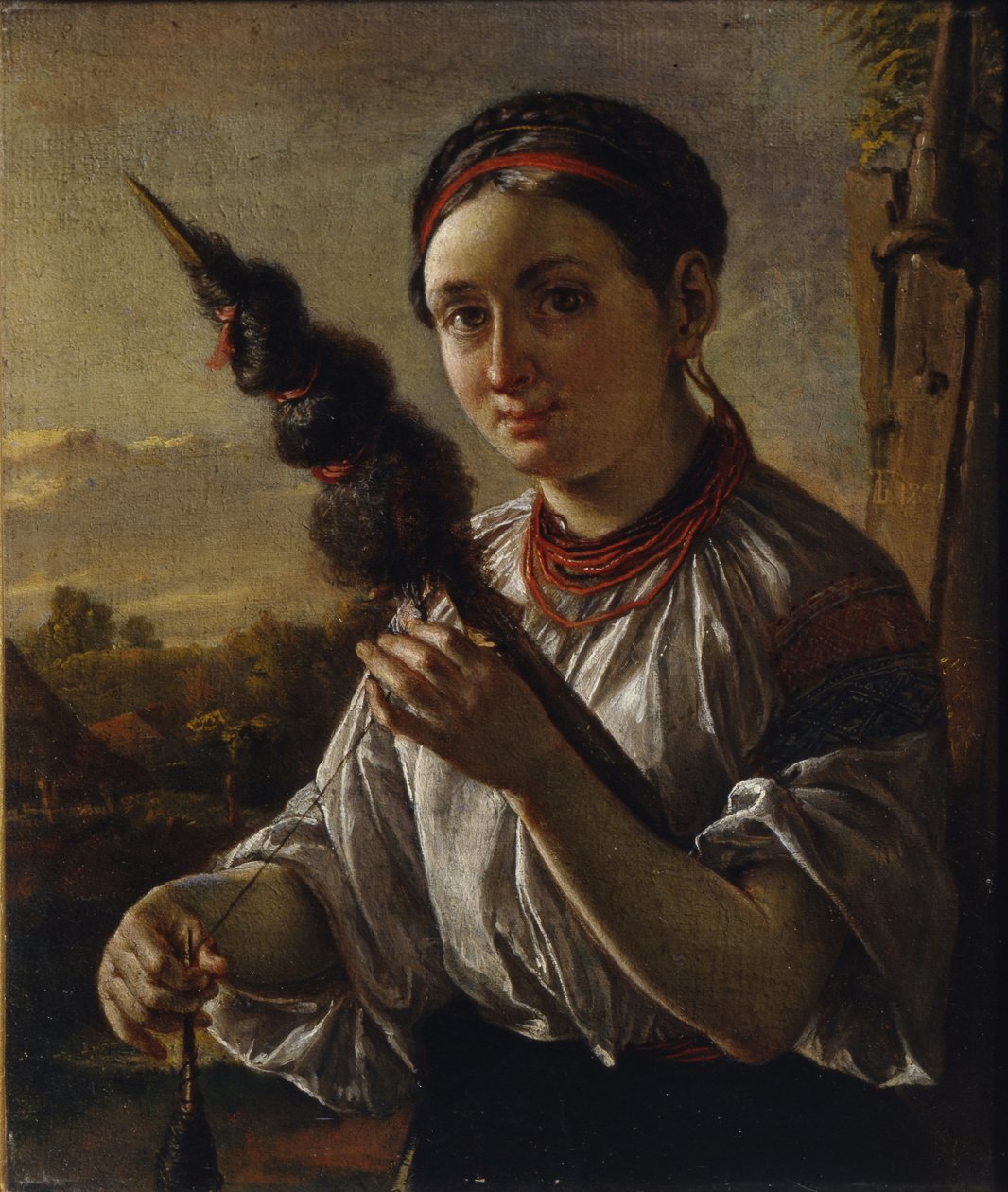 Döndürücü, 1821 by Vasili Andreevich Tropinin