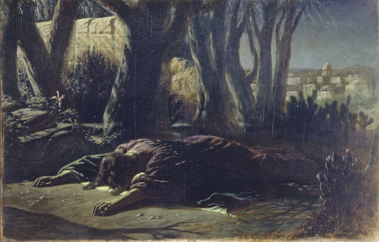 Getsemani Bahçesinde İsa, 1878 by Vasili Grigorevich Perov