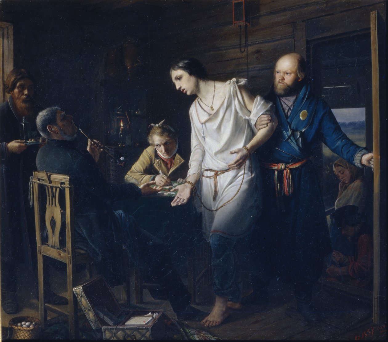 Kırsal Polis Soruşturma Komiseri, 1857 by Vasili Grigorevich Perov