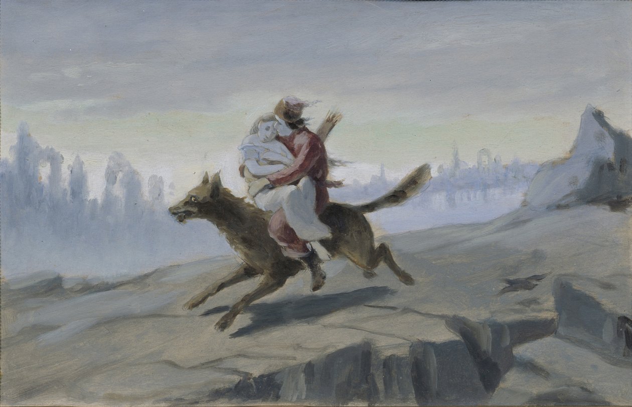 Ivan Tsarevich, Boz Kurda Biniyor, 1870
