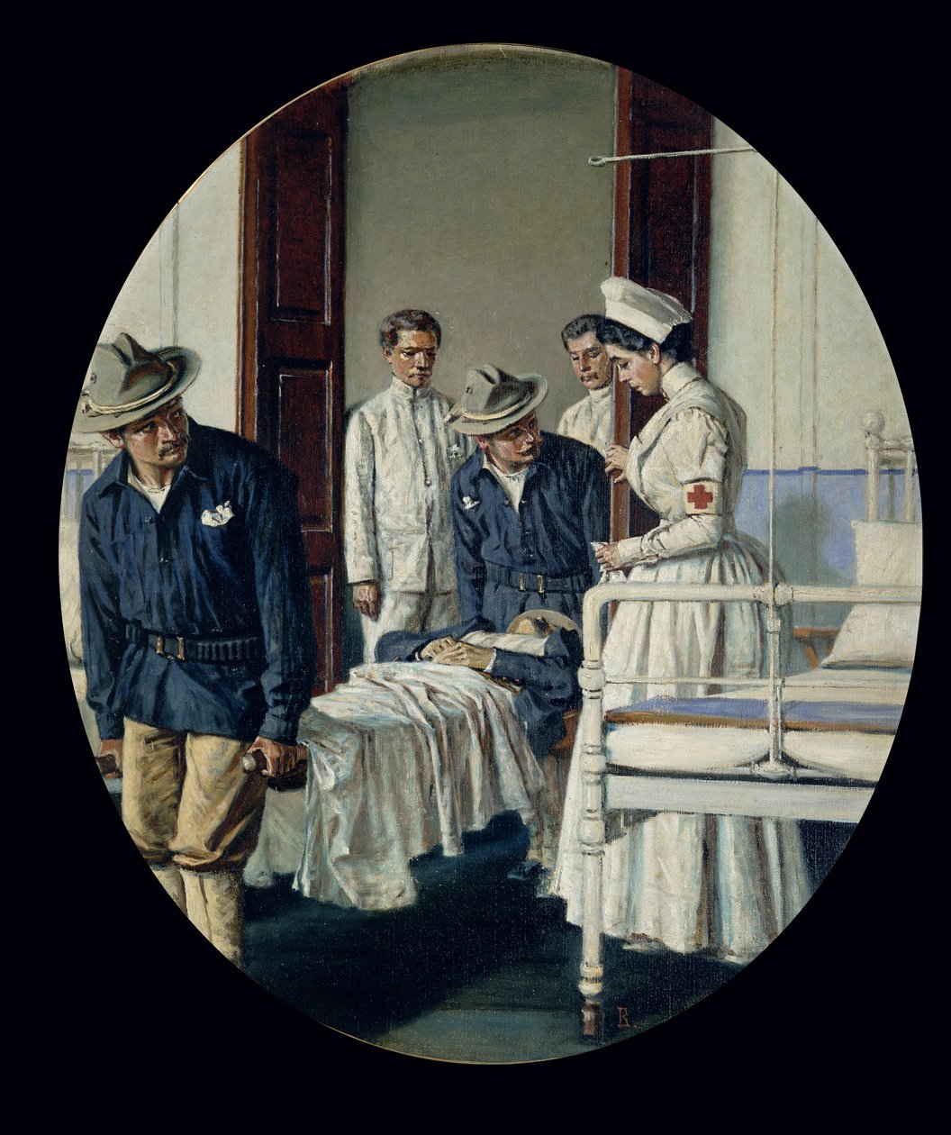 Bir askeri hastanede by Vasili Vasilievich Vereshchagin