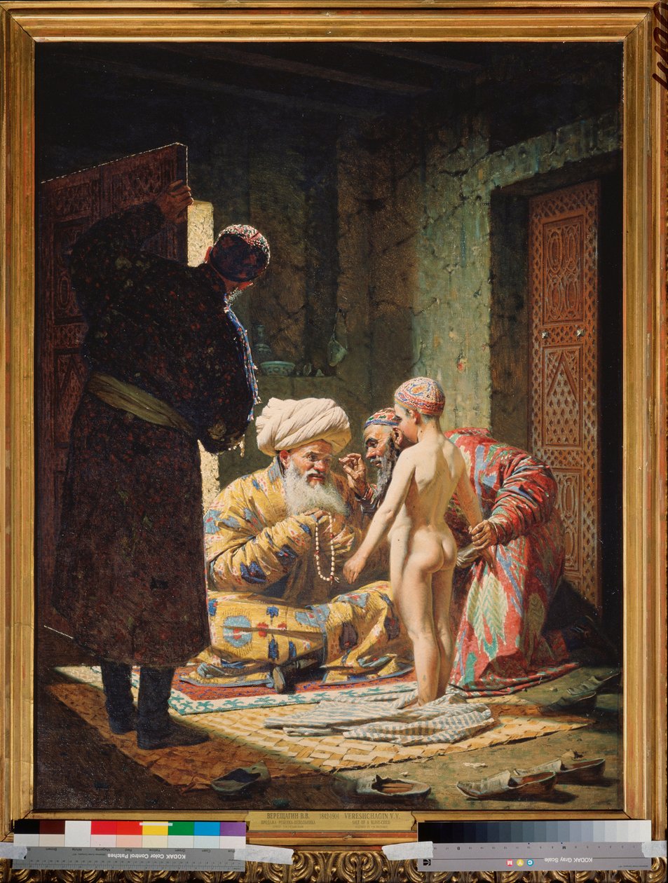 Çocuk Köle Satışı - Tablo Vasili Vasilyevich Vereshchagin (Vassili Vereshchagin) (1842-1904), tuval üzerine yağlı boya by Vasili Vasilievich Vereshchagin
