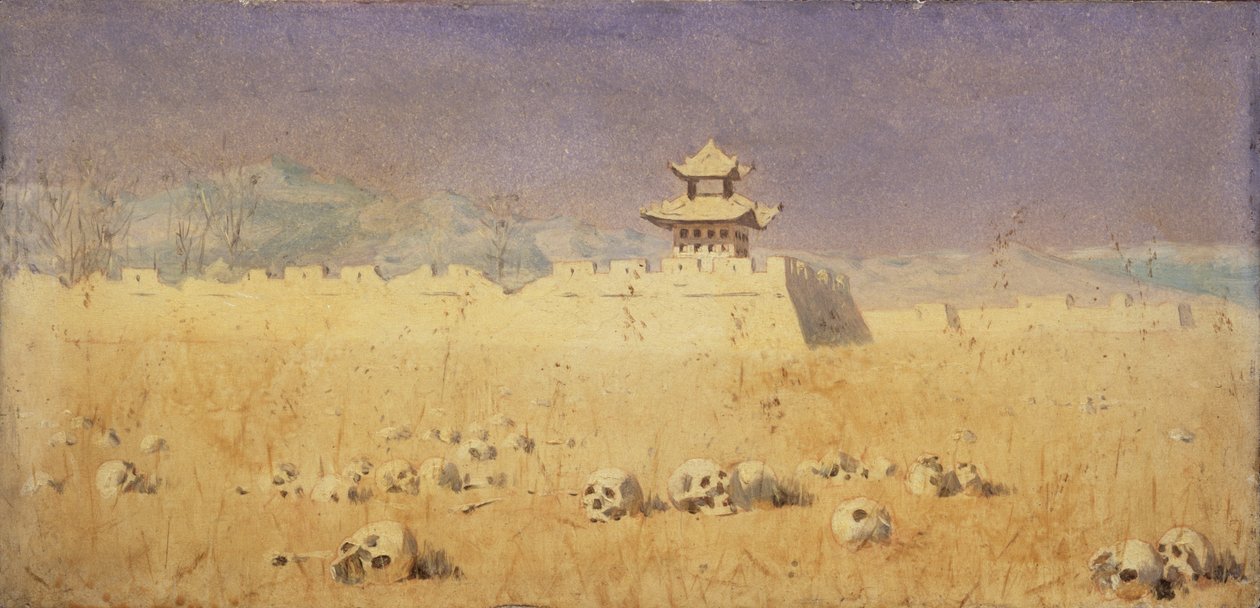 Ruins in Chuguchak, Xinjiang, 1869 by Vasili Vasilievich Vereshchagin