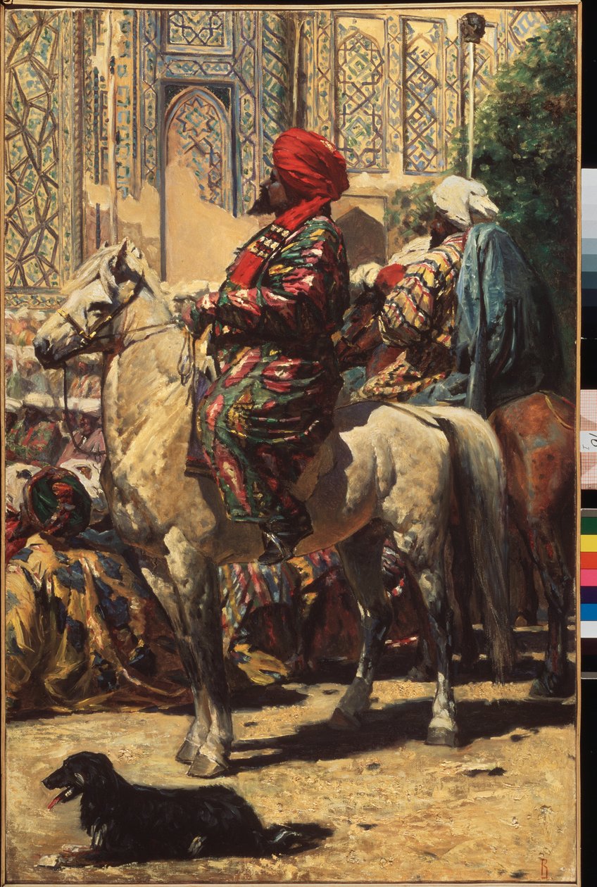 Un cavalier a Samarcande (Özbekistan) (Semerkant