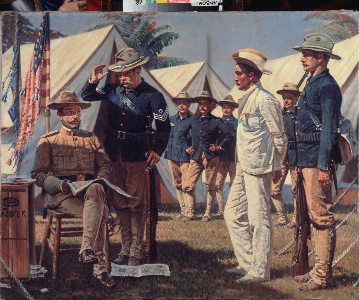 Un espion (Bir Casus) (İspanyol Amerikan Savaşı veya 98 felaketi bölümü (Nisan - Ağustos 1898) - Tablo Vasili Vasilyevich Vereshchagin (Vassili Vereshchagin) (1842-1904), tuval üzerine yağlı boya by Vasili Vasilievich Vereshchagin