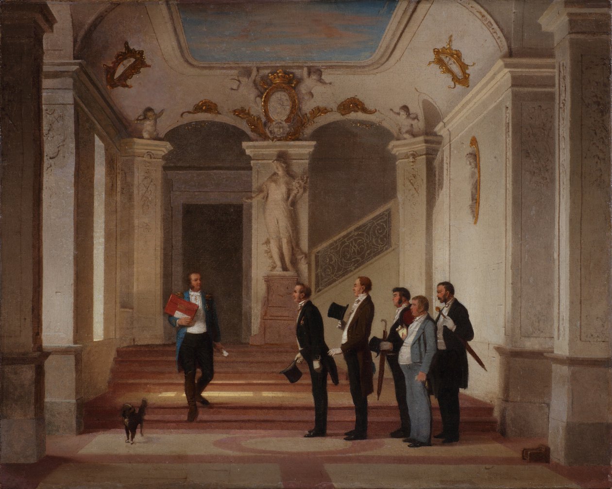 Bir departmanda Patronun görünüşü, 1860