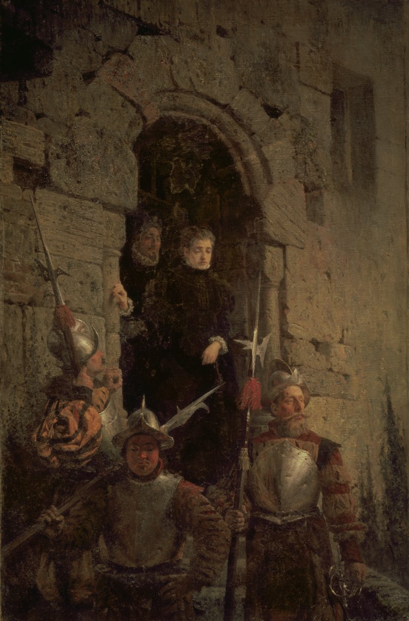 Arrest of the Huguenot Jacqueline de Montbel d