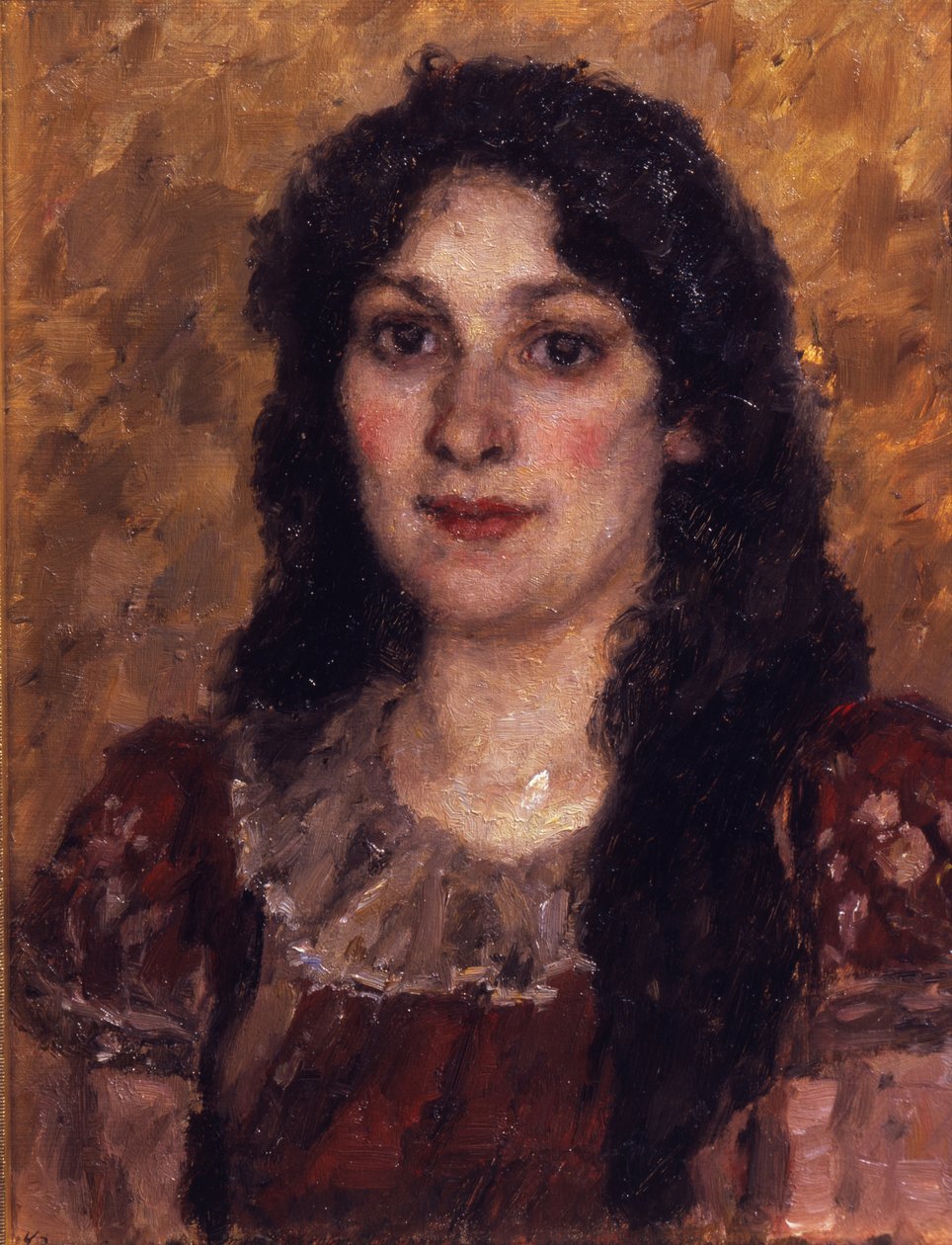 Sanatçının karısının portresi, 1888 by Vasilij Ivanovic Surikov