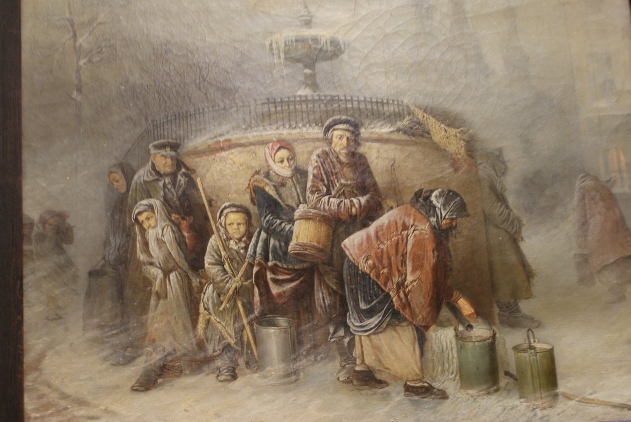V. Perov. Ocherednaya g bassejna by Vasili Grigorevich Perov