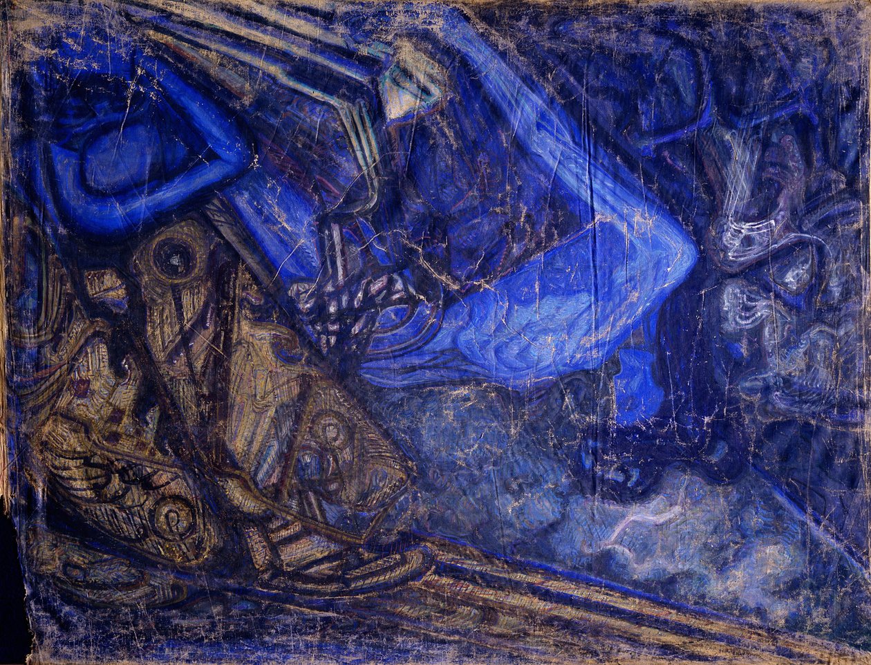 Michail Vrubel'in Ölümünün Yasını Tutmak, 1910-1911 by Vasily Ivanovich Denisov