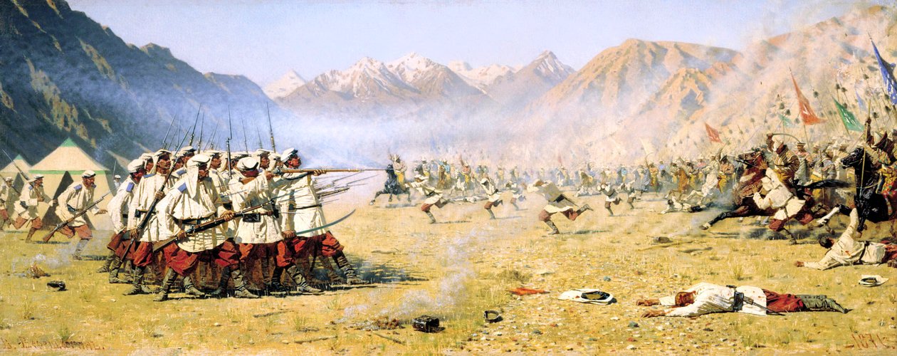 Ani Bir Saldırı, 1871 by Vasily Vereshchagin