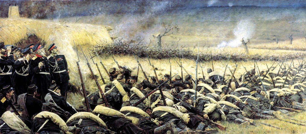 Saldırıdan Önce. Plevne yakınlarında, 1877-1878. by Vasily Vereshchagin