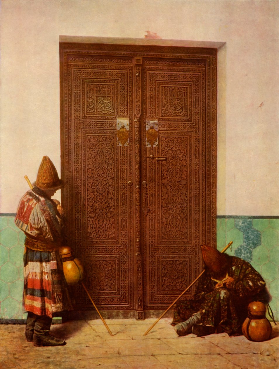 Timur Gür-Emir Türbesinin Kapısı, 1873, 1965. by Vasily Vereshchagin