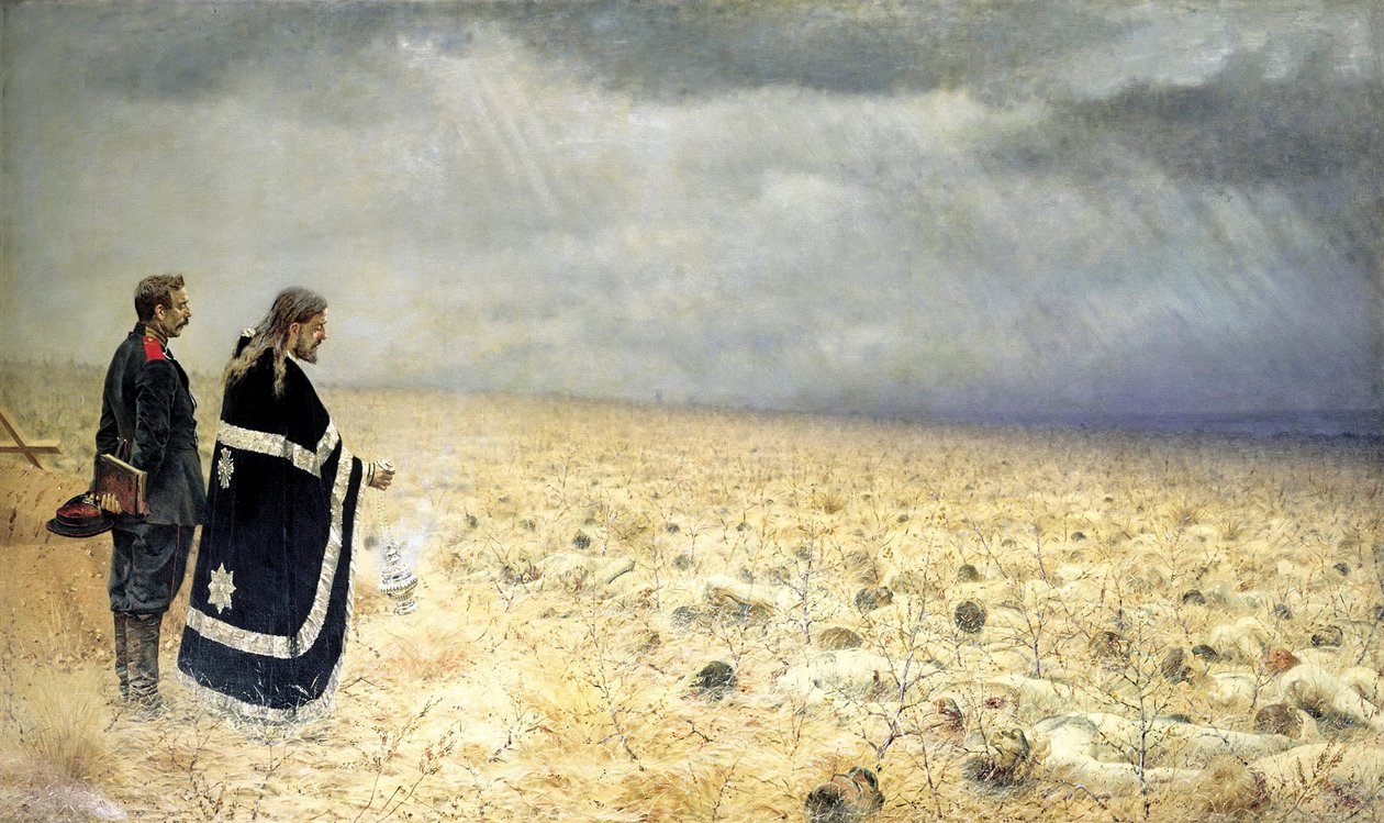 Yenilmiş, Ağıt, c1877-c1878 by Vasily Vereshchagin