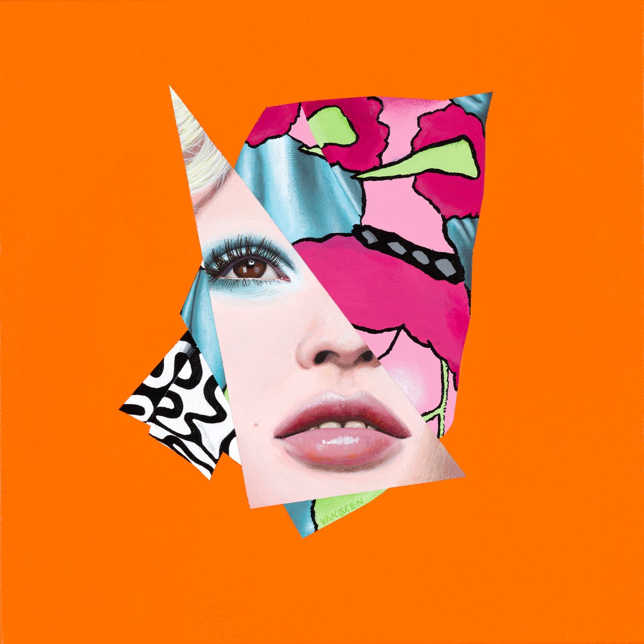 Unicorn Decadence, 2016 (Tuval üzerine akrilik) by Vaskeen Vaskeen