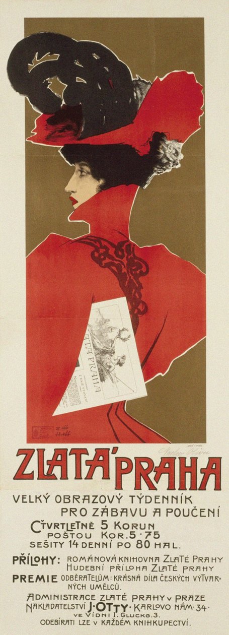 Altın Prag, 1898 by Václav Oliva