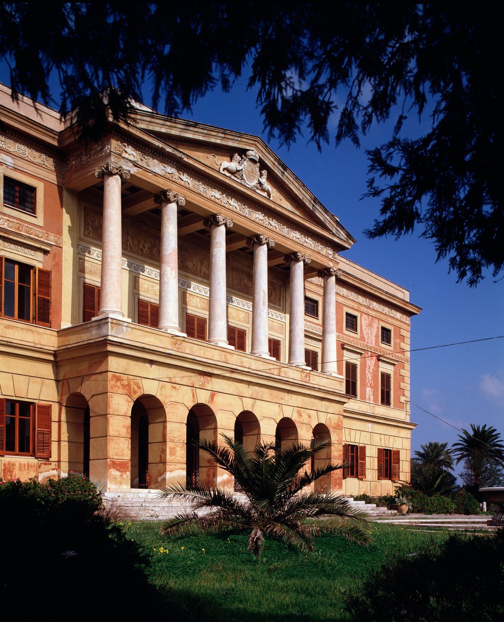 Villa Belmonte'nin görünümü, 19. yüzyılın başlarında by Venanzio Marvuglia