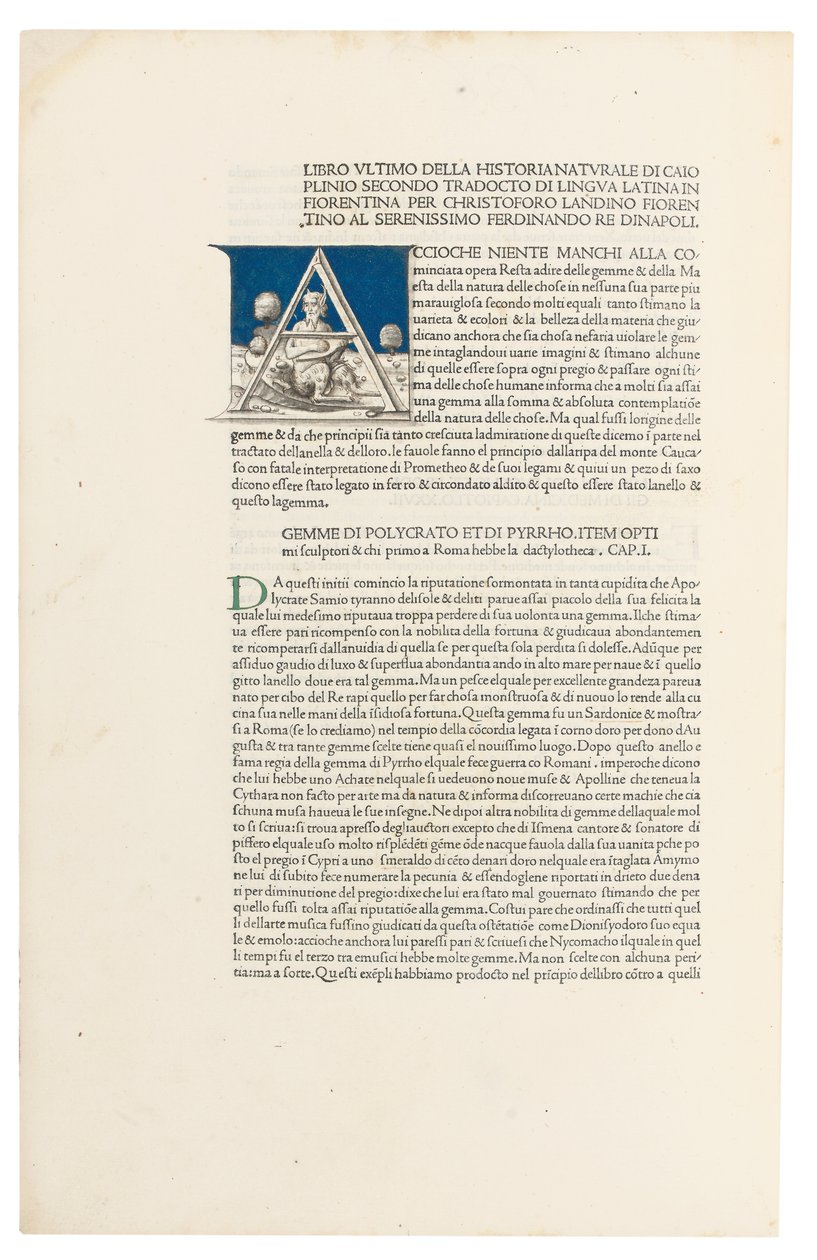 Yaşlı Pliny tarafından "Historia Naturalis", 1476 by Venetian School