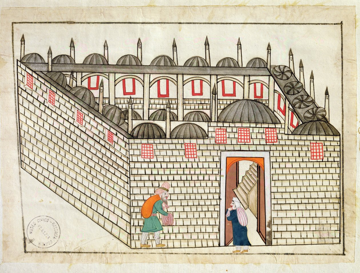 Bayan cicogna 1971, Topkapı Sarayı, Konstantinopolis