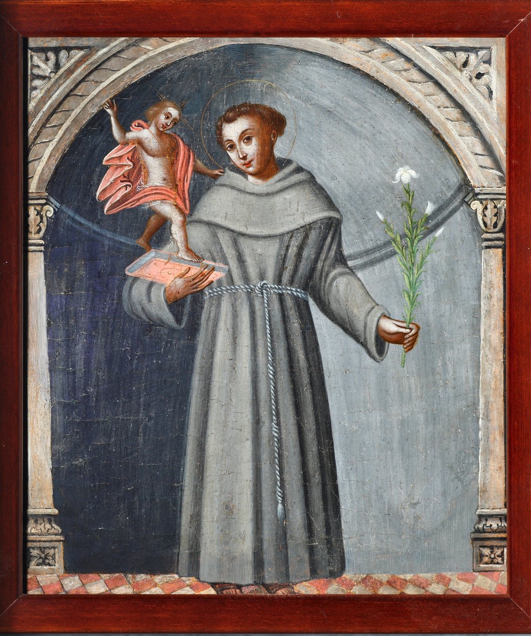 Padua Aziz Anthony ve İsa (Resim by Venetian School