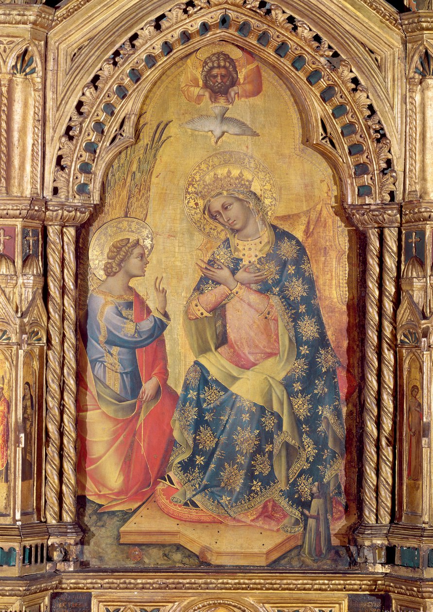 Müjde (poliptik parçası) by Lorenzo Veneziano